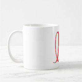 Liebe-Skript: Ein Letter für die grafische Liebe ❤ Kaffeetasse