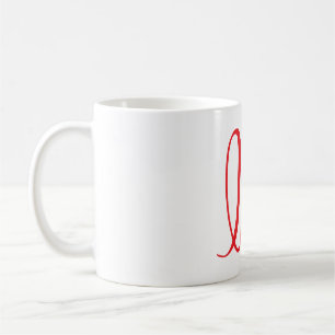 Liebe-Skript: Ein Letter für die grafische Liebe ❤ Kaffeetasse