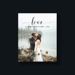 Liebe-Skript Handgeschriebenes Personalisiertes Ho Leinwanddruck<br><div class="desc">Dieses Design gedruckt Liebe Script Handgeschriebene Personalisierte Hochzeitskizze Foto Canvas Print,  die mit Ihrem Text angepasst werden können. Bitte klicken Sie auf den Button "Anpassen" und verwenden Sie unser Design-Tool,  um diese Vorlage zu ändern. Karo im Grafikdesign-Store für andere Produkte,  die diesem Design entsprechen!</div>