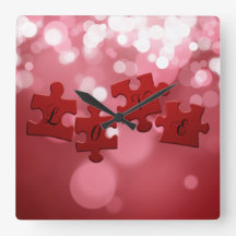 Liebe Skript Puzzle Pieces