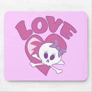 Liebe Skull Mousepad