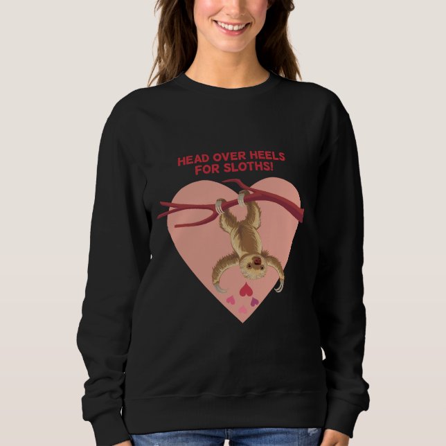 Liebe Slots Kopf über Heels Sweatshirt (Vorderseite)