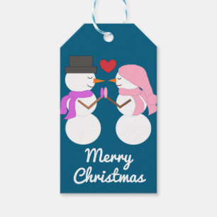 Liebe & Snowpeople: Deep Sea Blue Geschenkanhänger