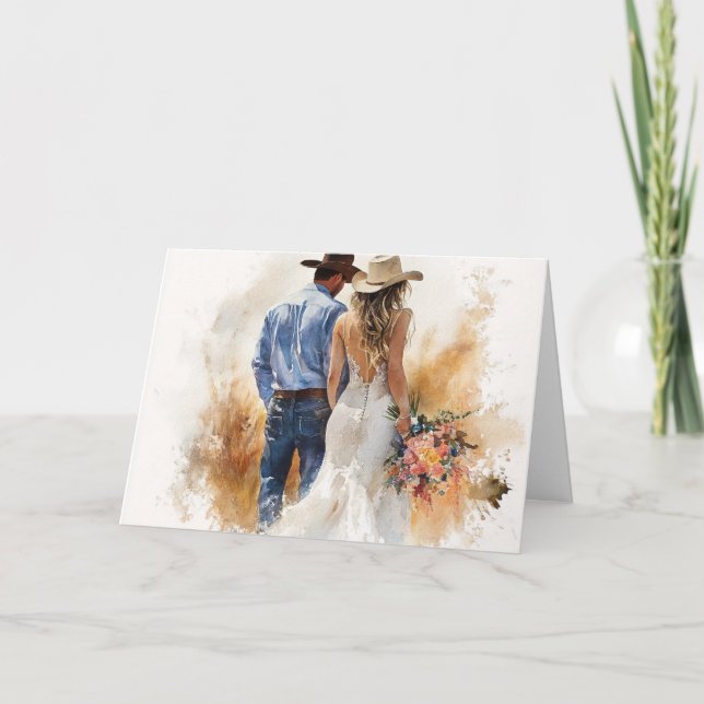 Liebe so groß wie Open Range Karte (Vorderseite)