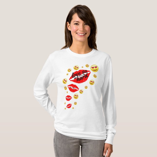 Liebe so harte Kisses T-Shirt (Vorne ganz)