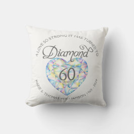 Liebe so stark 60. Diamantenjubiläum Kissen