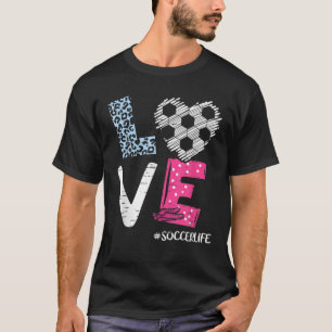 Liebe Soccer Coach Player Fußball Leben Teenager M T-Shirt