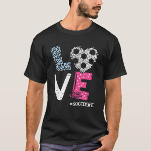 Liebe Soccer Coach Player Fußball Leben Teenager M T-Shirt