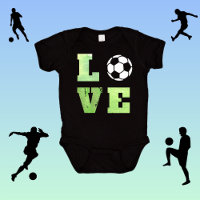 Liebe Soccer Football Game Player Team Baby Boy
