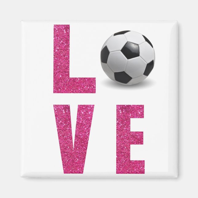 Liebe Soccer Magnet (Vorne)