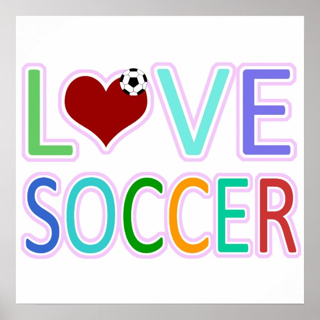 LIEBE SOCCER POSTER (Vorne)