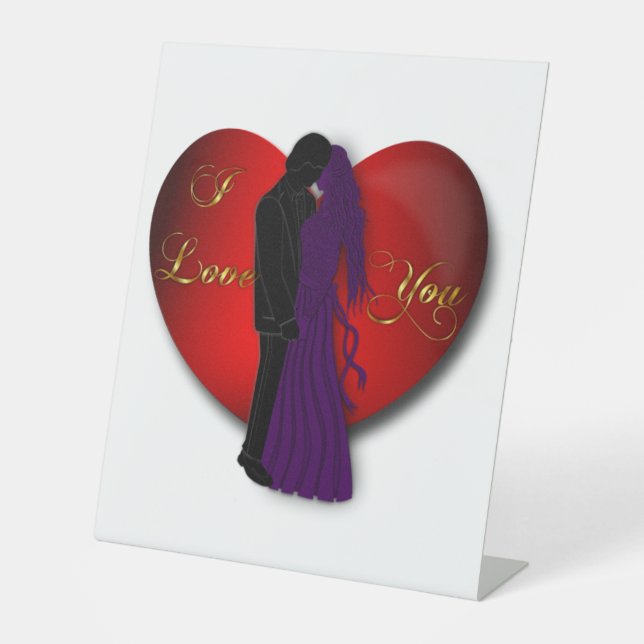 Liebe Sockelschild (Vorderseite)