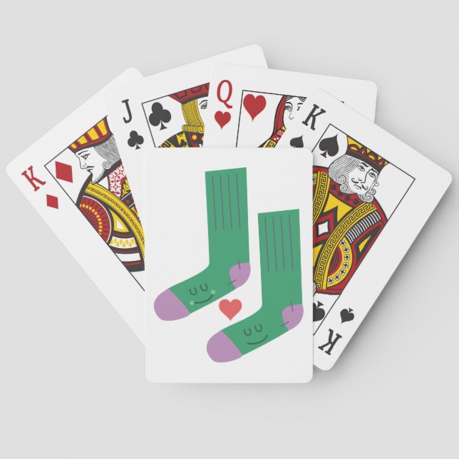 Liebe Socken Spielkarten (Rückseite)
