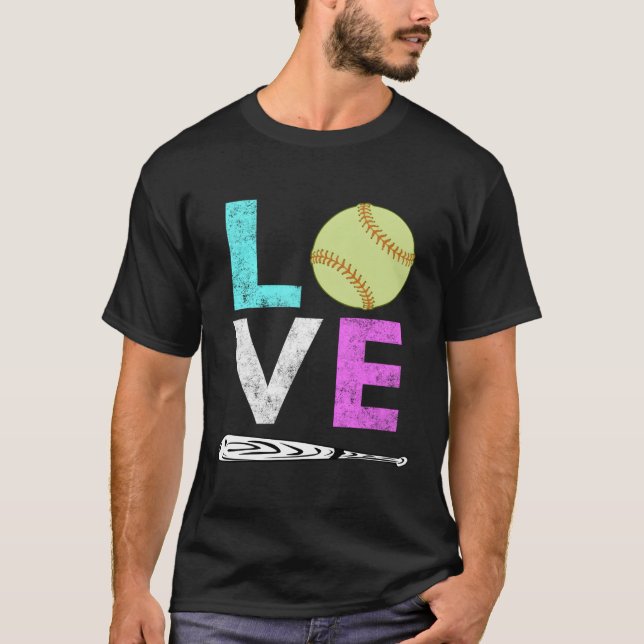 Liebe Softball Best T-Shirt (Vorderseite)
