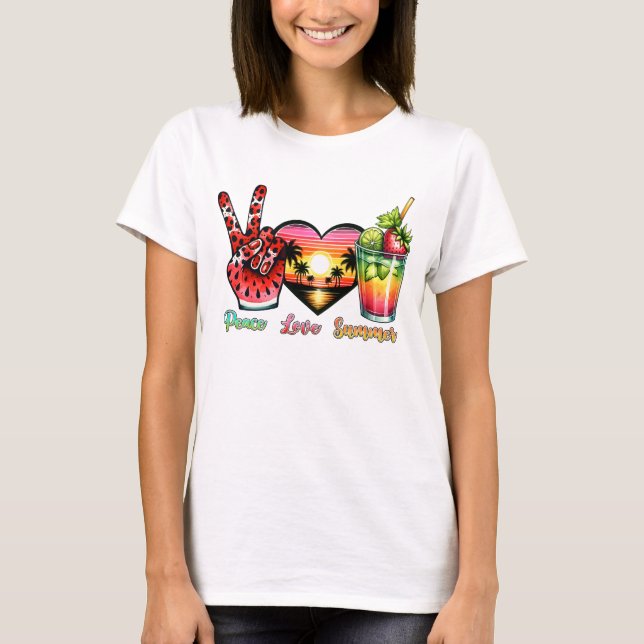 Liebe Sommer T-Shirt (Vorderseite)