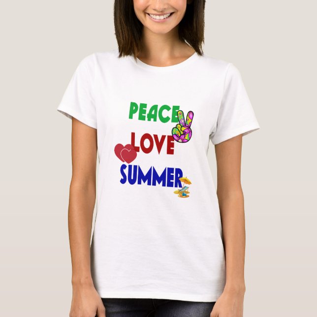 Liebe Sommer T-Shirt (Vorderseite)