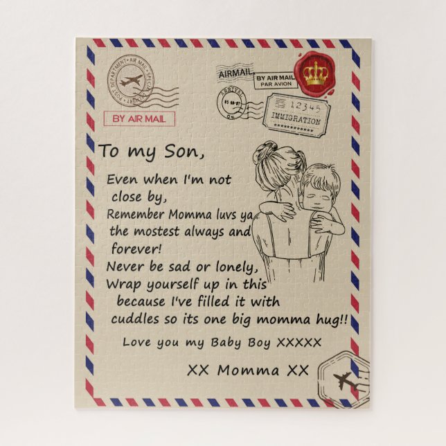 Liebe Son | Brief an meine Tochter Liebe You Baby  (Vertikal)
