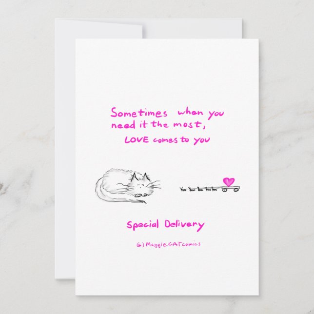 Liebe, Sonderlieferung Dankeskarte (Vorderseite)