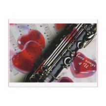 Liebe Songs 4 U Postkarte