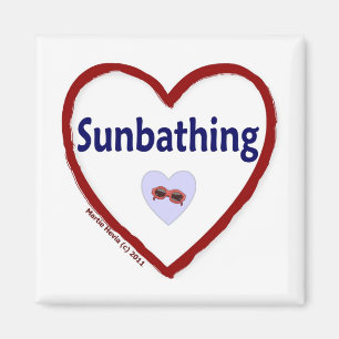 Liebe Sonnenbaden Magnet