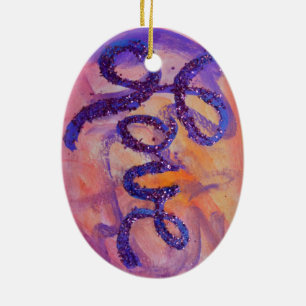 Liebe Sonnenuntergang Twilight Malerei Keramikornament