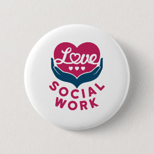 Liebe Sozialarbeiter Sozialarbeiter Button
