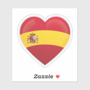Liebe Spanien Aufkleber