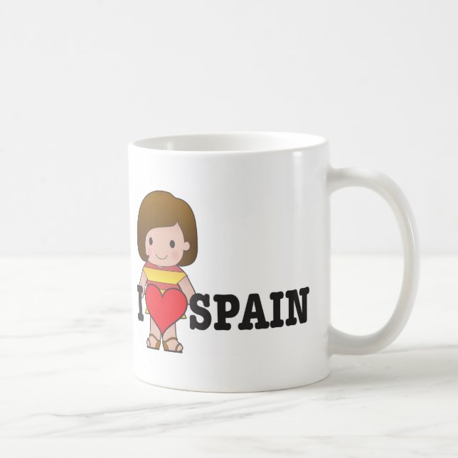 Liebe Spanien Kaffeetasse (Rechts)