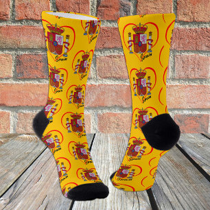Liebe Spanien Socken, patriotische spanische Flagg Socken