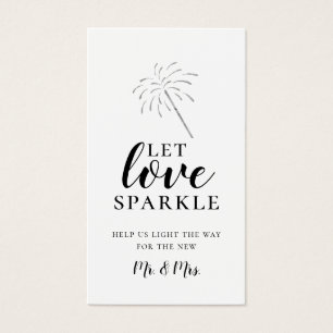 LIEBE-Sparkle-Absenden gelassen