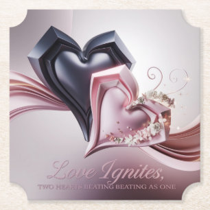 Liebe Sparks Couple Untersetzer