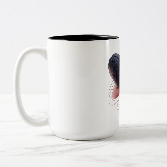 Liebe Sparks Kaffee Tasse (Links)