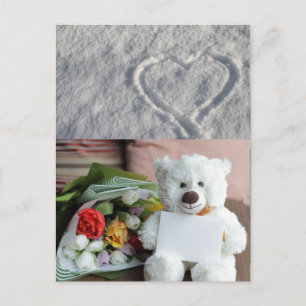 Liebe speichern des Datums, um das Schicksal des Z Postkarte