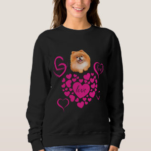 Liebe Spitz Adorable Spitz Niedlich Pommern Sweatshirt