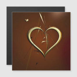 Liebe-Splitter der Gold-Magnetkarte Magnetkarte