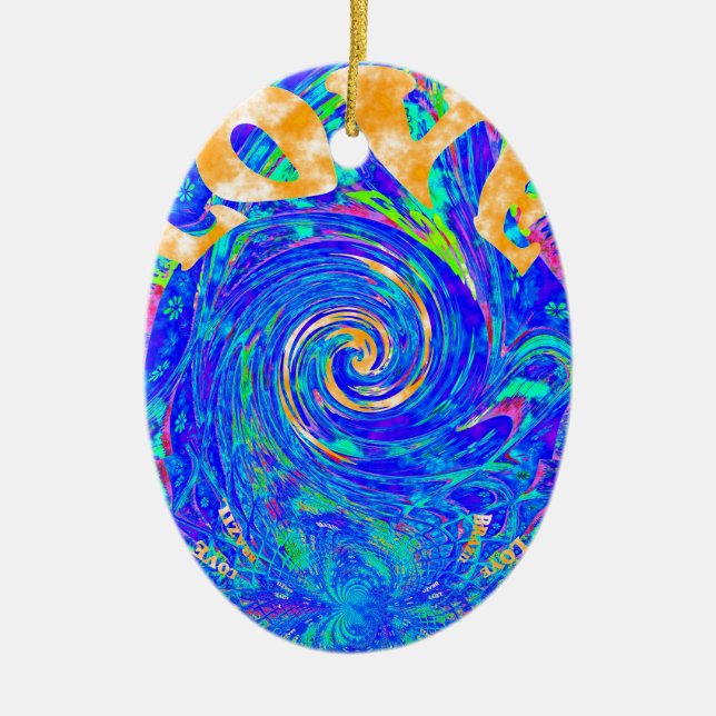 Liebe Splush.png Keramik Ornament (Vorne)