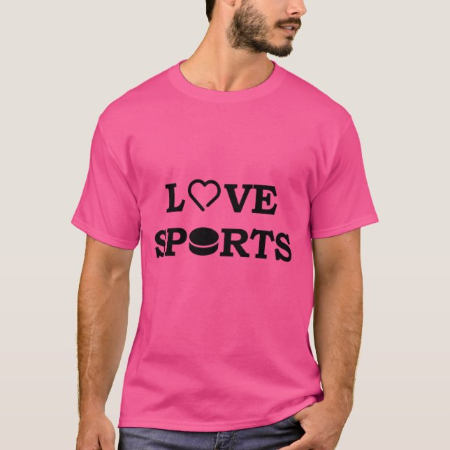 Liebe Sports Hockey T-Shirt (Vorderseite)