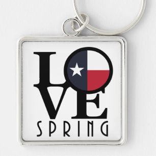 LIEBE Spring Texas Schlüsselanhänger