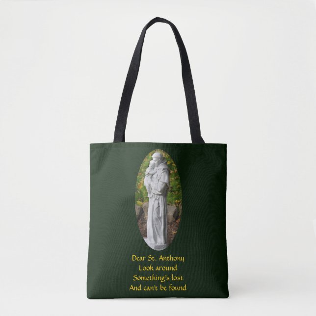 Liebe St. Anthony Blick rund um die katholische To Tasche (Vorderseite)