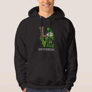 Liebe St Patricks Day Gnome L Hoodie