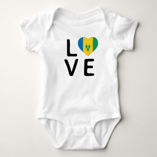 Liebe - St. Vincent und die Grenadinen Baby Strampler