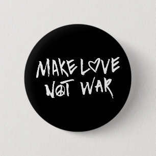 Liebe statt Krieg Button
