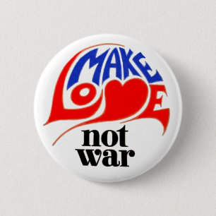 Liebe statt Krieg Button