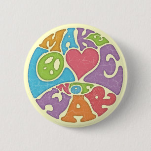 Liebe statt Krieg Button