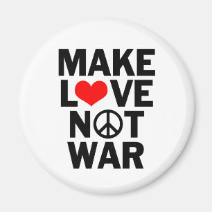 Liebe statt Krieg Magnet