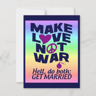 Liebe statt Krieg-Sonderposter