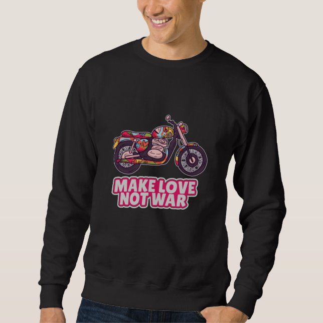 Liebe statt Krieg Sweatshirt (Vorderseite)