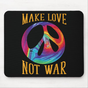 Liebe statt Krieg - Symbol des Friedens Mousepad