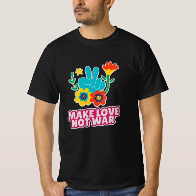 Liebe statt Krieg T-Shirt (Vorderseite)