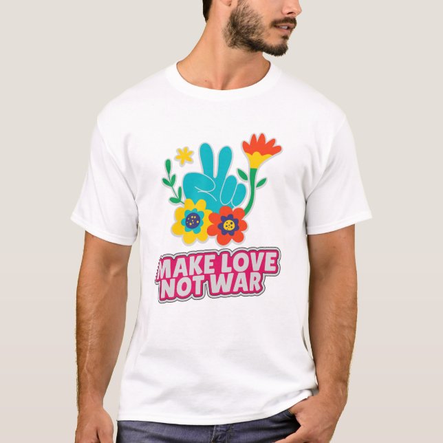 Liebe statt Krieg T-Shirt (Vorderseite)
